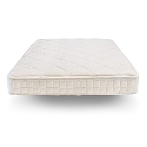 Naturepedic Chorus Organic Mattress, Medium Firm Mattress for Universal Comfort, Encased Coil Layers, Queen