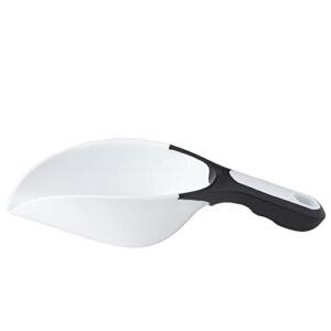 chef craft select plastic scoop, 1 cup, white