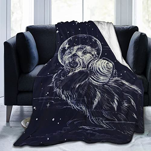 Sea Otters Blanket Comfort Warm Sea Otters Throw Blanket Soft Fleece Blankets for Home Bed Sofa (Sea Otters, 50"x40")