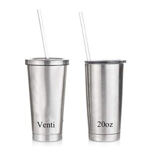 ALINK 10.5" Tritan Clear Hard Plastic Straws, Long Reusable Drinking Straws for 30 oz Tumblers, Mason Jars, Set of 10 with Cleaning Brush - DISHWASHER SAFE
