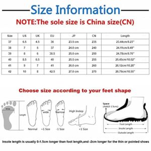 400 Sandals for Women Women Sandals Fashion New Pattern Summer Solid Color Slip On Flat Comfortable Beach Sandals Non Slip Sandals (White, 7)