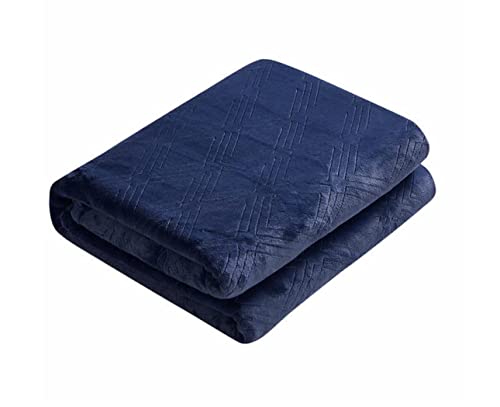 Monte & Jardin Luxury Collection Ultra Plush, Cozy, & Soft Throw, Heavy Weight for Extra Warmth 60 X 70in {Blue}