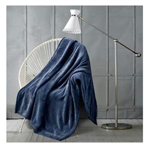 Monte & Jardin Luxury Collection Ultra Plush, Cozy, & Soft Throw, Heavy Weight for Extra Warmth 60 X 70in {Blue}