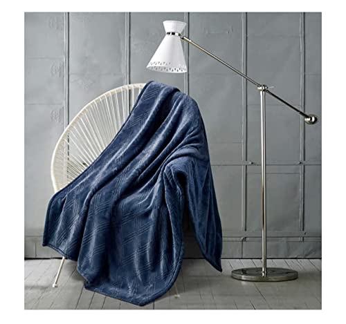 Monte & Jardin Luxury Collection Ultra Plush, Cozy, & Soft Throw, Heavy Weight for Extra Warmth 60 X 70in {Blue}