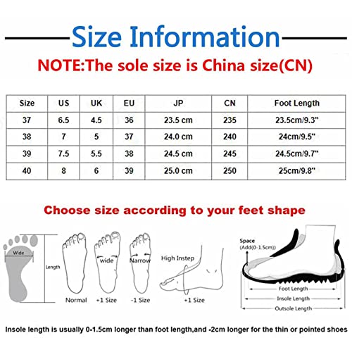 Ladies Fashion Solid Color Breathable Knitting Pointed Shallow Flat Casual Shoes Heel Thong Sandals (Yellow, 8)