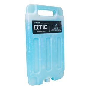 RTIC Refreezable Reusable Cooler Ice Packs Cold Ice Chest Pack Long-Lasting with Break-Resistant Design, for Food and Drink, Perfect for Travel and Storage, Small (2 Pack)