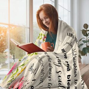 Tsefiwo Mothers Day Aunt Gifts Throw Blanket - Aunt Gifts from Niece - Birthday Gifts for Aunt - Best Aunt Ever Gifts - Gifts for Aunts from Niece - Auntie Gifts 60x50 Inch