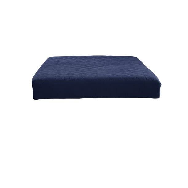 Value 6 Inch Thermobonded Polyester Filled Quilted Top Bunk Bed Mattress, Navy, LB531 (Full)