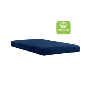 Value 6 Inch Thermobonded Polyester Filled Quilted Top Bunk Bed Mattress, Navy, LB531 (Full)