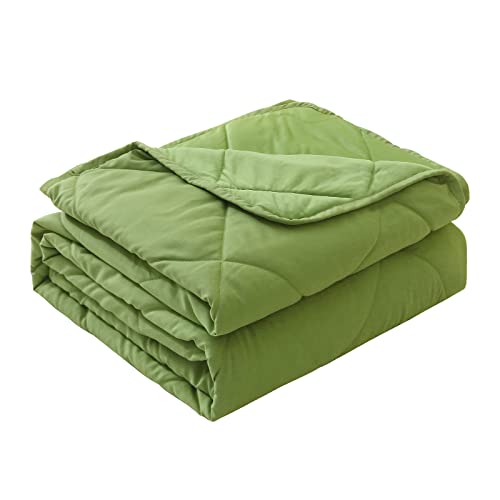 ZonLi Cooling Blanket, 60x80IN Double-Sided Lightweight Summer Cool Blanket for Sleeping with Arc-Chill Q-MAX>0.4 Technology Fabric, Bed Blankets for Night Sweats Hot Sleepers.(Green)