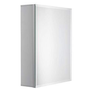 miseno mno2016mcbn mmc2016mc 16" x 20" frameless 1 door medicine cabinet