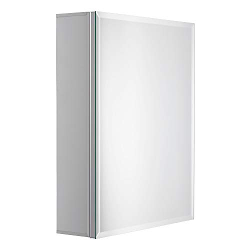 Miseno MNO2016MCBN MMC2016MC 16" x 20" Frameless 1 Door Medicine Cabinet