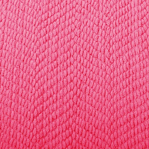 Home Soft Things Pink Throw Blanket Knitted Tweed Throw 50'' x 60'', Camellia Rose, Super Soft Cozy Warm Comfortable Breathable Throw for Living Room Chair Couch Bed Sofa Bedroom Home Décor