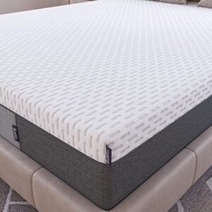 bedstory 3 inch memory foam mattress topper queen size, firm mattress topper with removable cover, high-density gel infused bed topper for pressure relieving, certipur-us certified