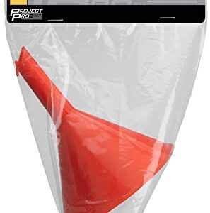 Performance Tool 1144 4-Piece Funnel, Plastic ORANGE