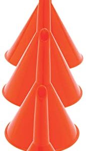 Performance Tool 1144 4-Piece Funnel, Plastic ORANGE