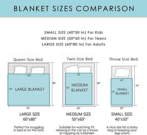 CHILL·TEK Blanket I Love Gymnastics Flannel Fleece Blanket Super Soft Bed Throw Blanket Warm Cosy Velvet Blanket Lightweight Sofa Blanket Luxurious Carpet for Women Men Kids 50"x40"