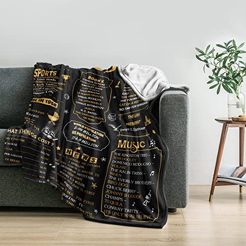 Neuturs 65th Birthday Gifts for Women, 65th Birthday Gifts for Men, 65th Birthday Decorations for Women Men, 65 Birthday Gifts for Women, 65 Year Old Birthday Gifts for Women Throw Blanket 60"x50"