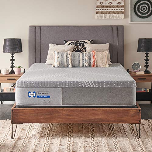 Sealy Posturepedic Hybrid Paterson Medium Feel Mattress and 9-Inch Foundation, King