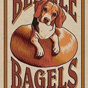 HommomH 60x80 Blanket Throw Comfort Thin Soft Air Conditioning Beagle Bagels Retro Dog
