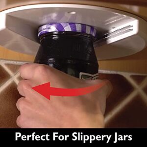 Jar Hero - Under Cabinet Jar Lid & Bottle Opener - Opens Any Size Jar - Effortless Jar Opener For Weak Hands & Seniors with Arthritis