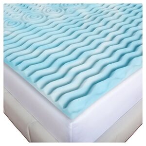 memory foam mattress topper cot size fits camp cots perfect for kid’s sleepaway camp and also fits rv beds
