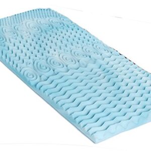 Memory Foam Mattress Topper Cot Size Fits Camp Cots Perfect for Kid’s sleepaway Camp and Also fits RV beds