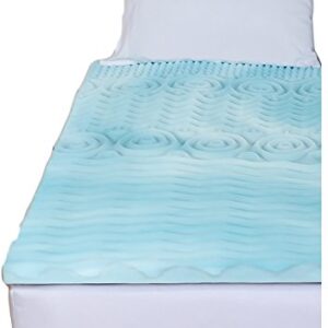 Memory Foam Mattress Topper Cot Size Fits Camp Cots Perfect for Kid’s sleepaway Camp and Also fits RV beds