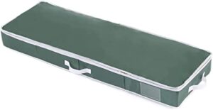 vencer holiday 42" structured wrap storage organizer under-bed storage container for holiday storage of gift bags, green,vho-029