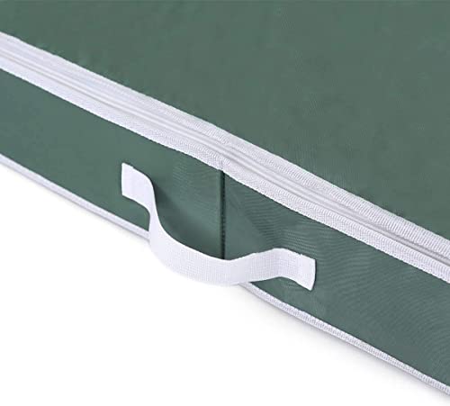 Vencer Holiday 42" Structured Wrap Storage Organizer Under-Bed Storage Container for Holiday Storage of Gift Bags, Green,VHO-029