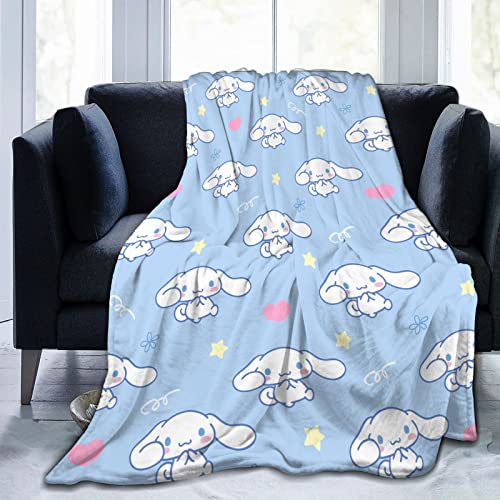 Anime Blanket Cartoon Throw Blanket for Couch Sofa Bed Living Room Gifts for Halloween Thanksgiving Christmas 50"X60"