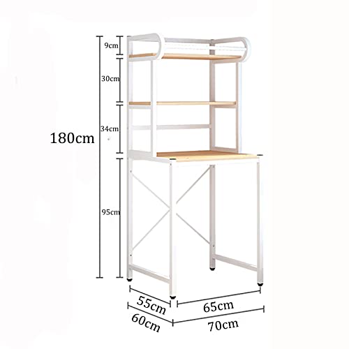 BKGDO Washer Storage Frames Floor Standing for Over Toilet,Square Carbon Steel Washinghine Shelf,Drum Washinghine Storage Rack Toilet Shelf with Hanging Rod/Black