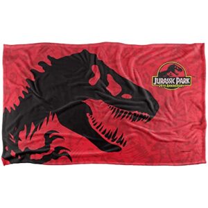 Trevco Jurassic Park 25Th Anniversary Silky Touch Super Soft Throw Blanket 36" x 58"