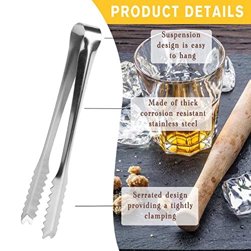 Xiboya textile Sweet Candy Buffet Ice Tongs & Scoops (Silver-6 set)