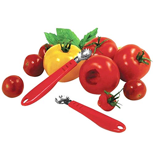 Tomato Corer, Red, 4.75 Inch