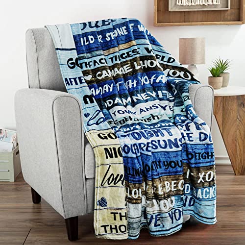 to My Wife Gifts Super Soft Flannel Blanket - Anniversary Romantic Birthday Gift Valentine's Day Gift from Husband to Wife - Gifts for Her Soft Sofa Bed Throw Blanket (60inchx50inch)