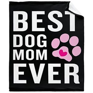 makutadanti funny best dog mom gifts blanket for all season premium lightweight throw for bed soft warm sofa blanket camping and picnic 40"x30" for kid