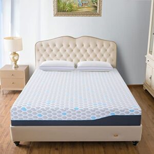 opoiar twin xl mattress - memory foam mattress 10 inch bamboo charcoal gel memory foam mattress in a box, foam bed mattress medium firm, full size mattress,usa