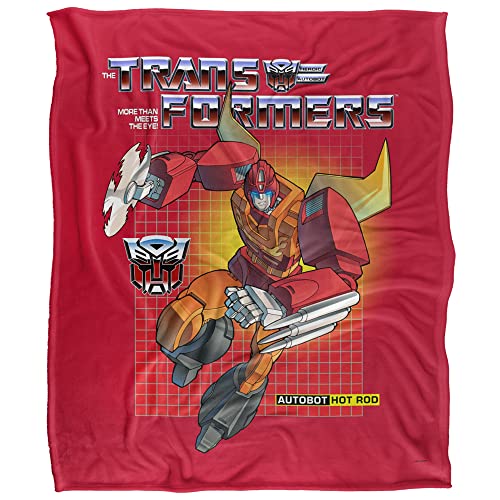 Transformers Hot Rod Silky Touch Super Soft Throw Blanket 50" x 60"