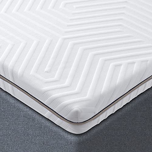 Bedstory 3 Inch Queen Size Memory Foam Mattress Topper, Extra Firm Pain-Relief Bed Topper High Density, Enhanced Cooling Pad Gel Infused, Non-Slip Removable Skin-Friendly Cover, CertiPUR-US Certified