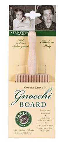 Fantes Gnocchi Board, Beechwood, 8-Inches, The Italian Market Original since 1906