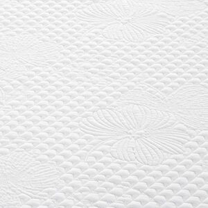 Sleeplace 6 Inch Saturn Multi-Layered Memory Foam Mattress, Full, White