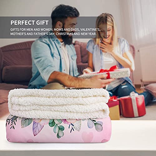 Jekeno Butterfly Gifts Blanket for Women - Super Soft Warm Cozy Fuzzy Plush Colorful Butterflies Pattern Sherpa Throw Blankets for Christmas Teens Kids Girls Adults Men Best Friend Birthday 50"x60"