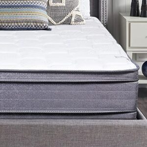 Treaton, 12-Inch Double Sided Foam Encased Double Pillow Top Medium Plush with Exceptional Back Support Mattress, King