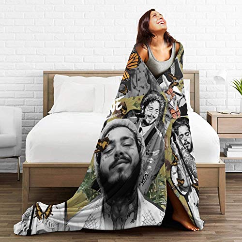 Vintage Sofa Throw Blanket, Singer 3D Print Soft Flannel Bed Blanket, Warm Durable Lunch Break Blanket for Fall Winter Living Room Bedroom Couch Sofa Home Camping Decor 50X40 in