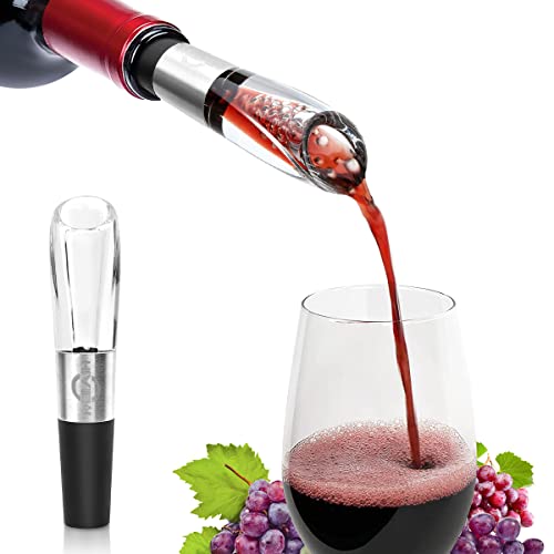 Wine Aerator Pourer, Aerating Decanter Spout, Adapts To All Kinds of Wine Bottles And Gives You A Delicious Taste In An Instant