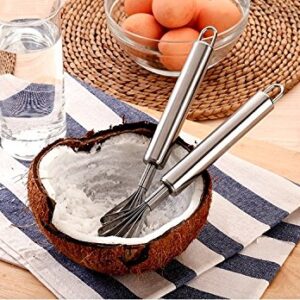 Alwaysuc Stainless Steel Coconut Meat Removal Knife, Multi-Purpose Stainless steel planer