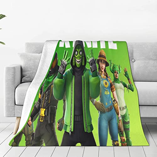 Gaming Blanket Personalized Cozy virbant Flannel Fleece Throw Blanket Home Decor for Game Fans 60x 50inches