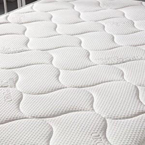 Oliver Smith - Organic Cotton - 10 Inch - Comfort Firm Sleep - Cool Memory Foam & Pocket Spring Mattress - Green Foam Certified - Queen Size