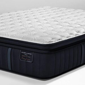 Stearns & Foster Estate 14.5" Hurston Luxury Firm Euro Pillowtop Mattress, 5-Inch Foundation, King, Hand Built in the USA